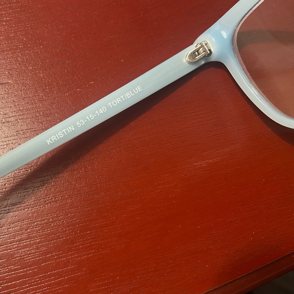 Tortoiseshell / Blue Glasses Frames - image 8